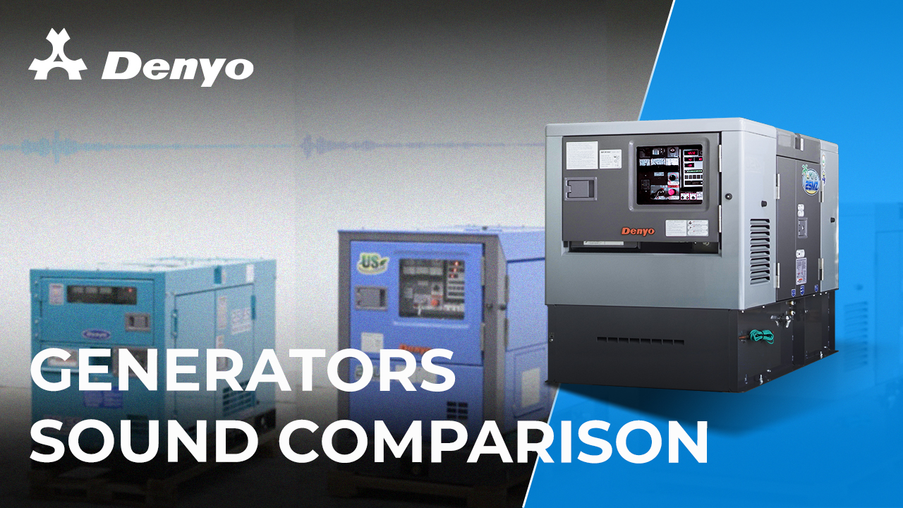 Denyo Generators Sound Comparison