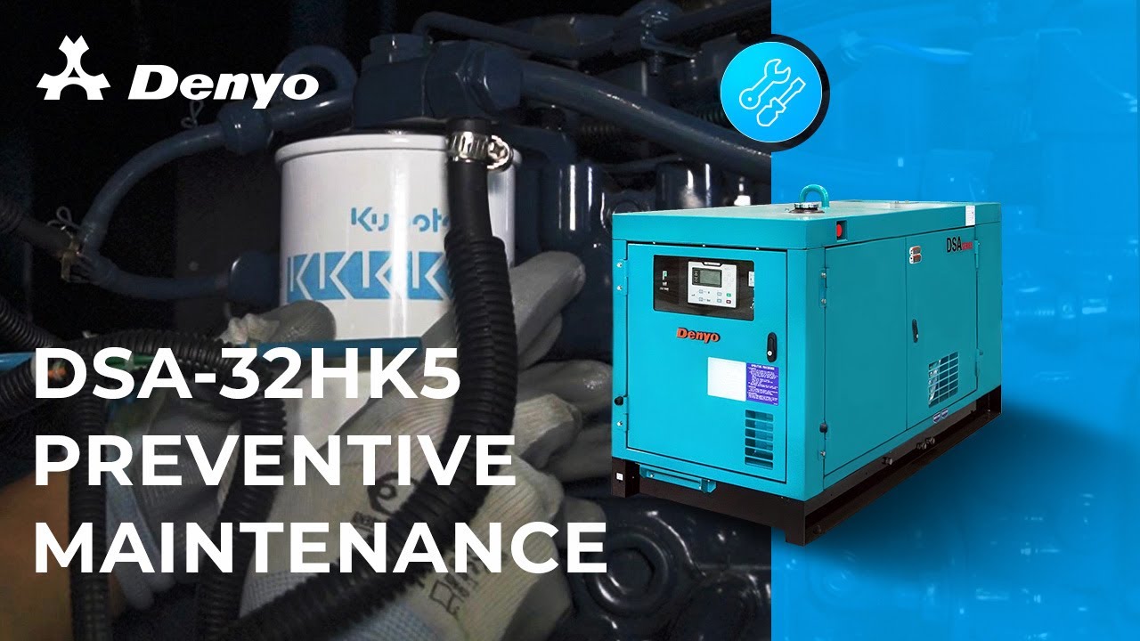 Preventive Maintenance Series – Denyo DSA-32HK5 Generator