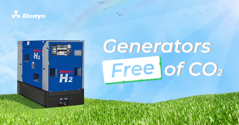 News Release: Denyo in Development of Generators Free of CO2 Emissions