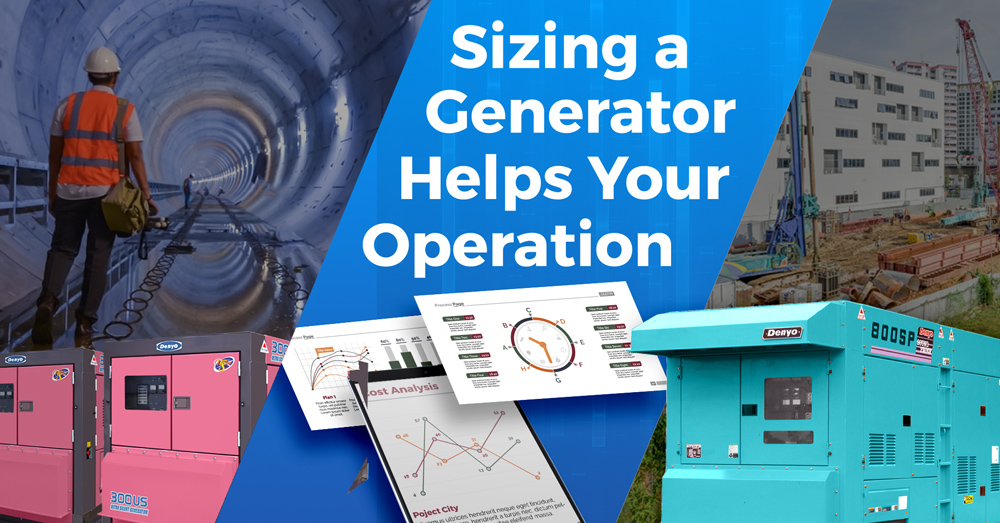 Sizing a Generator Helps in Your Operations
