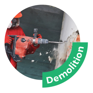 DU190 compressor can do demolition