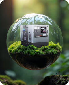 Denyo generator supporting industrial and site power applications